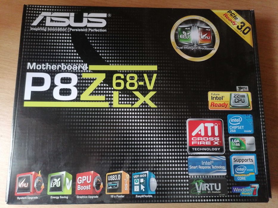 Комплект Материнская плата Asus P8Z68-V LX
