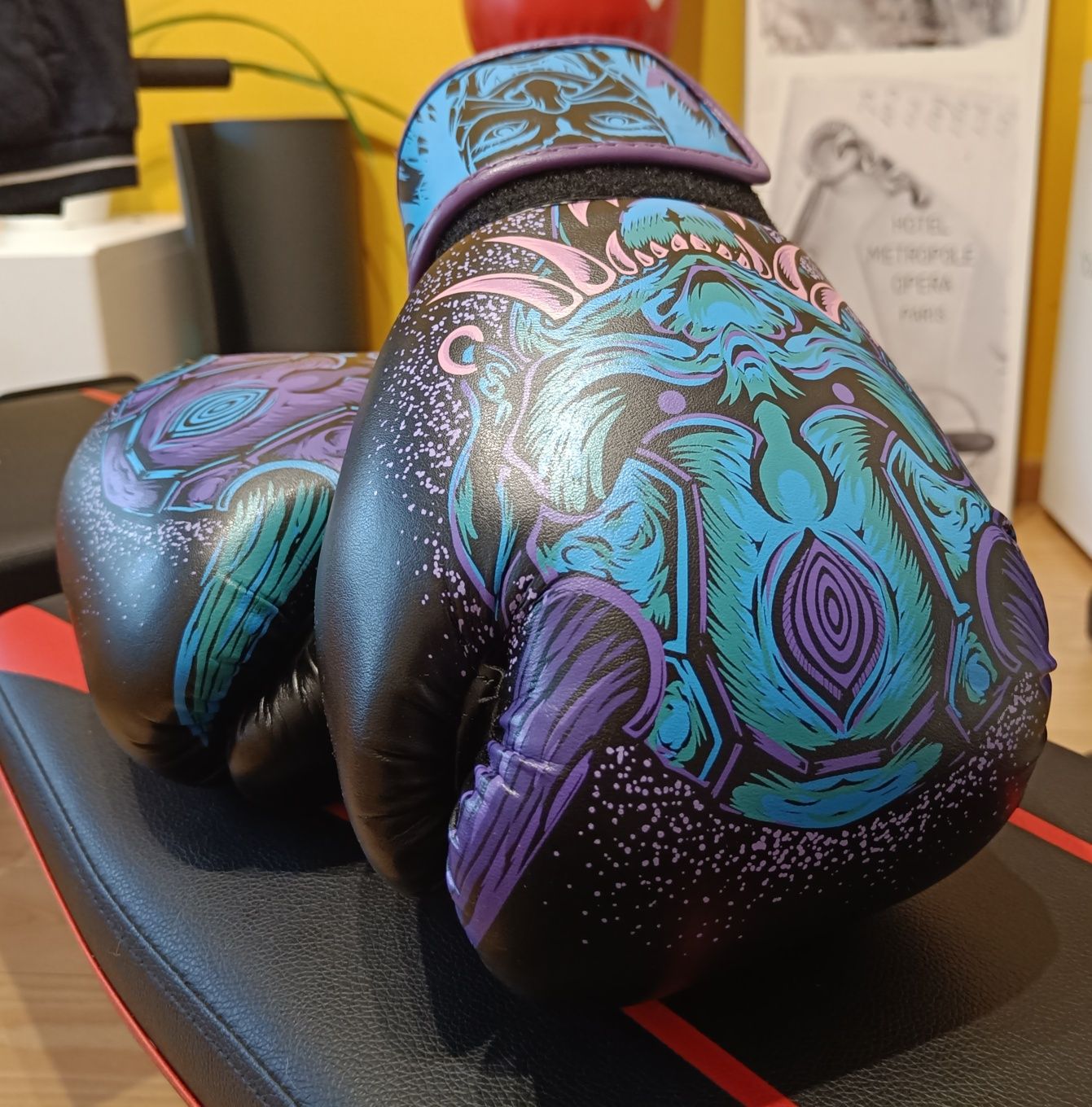BUDDHA FIGHT WEAR - Luvas de boxe Fantasy Luzbel