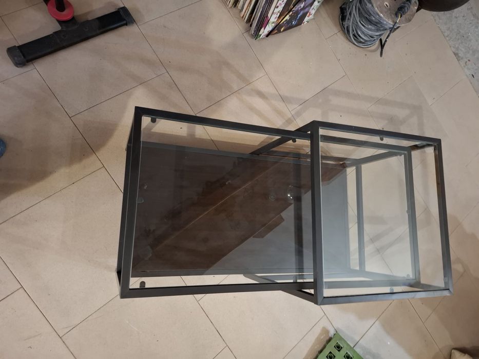 mesa de encaixar vidro