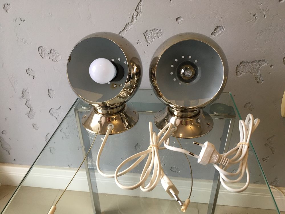 Abo Randers lampy Space Age Eye Ball design vintage lata 60