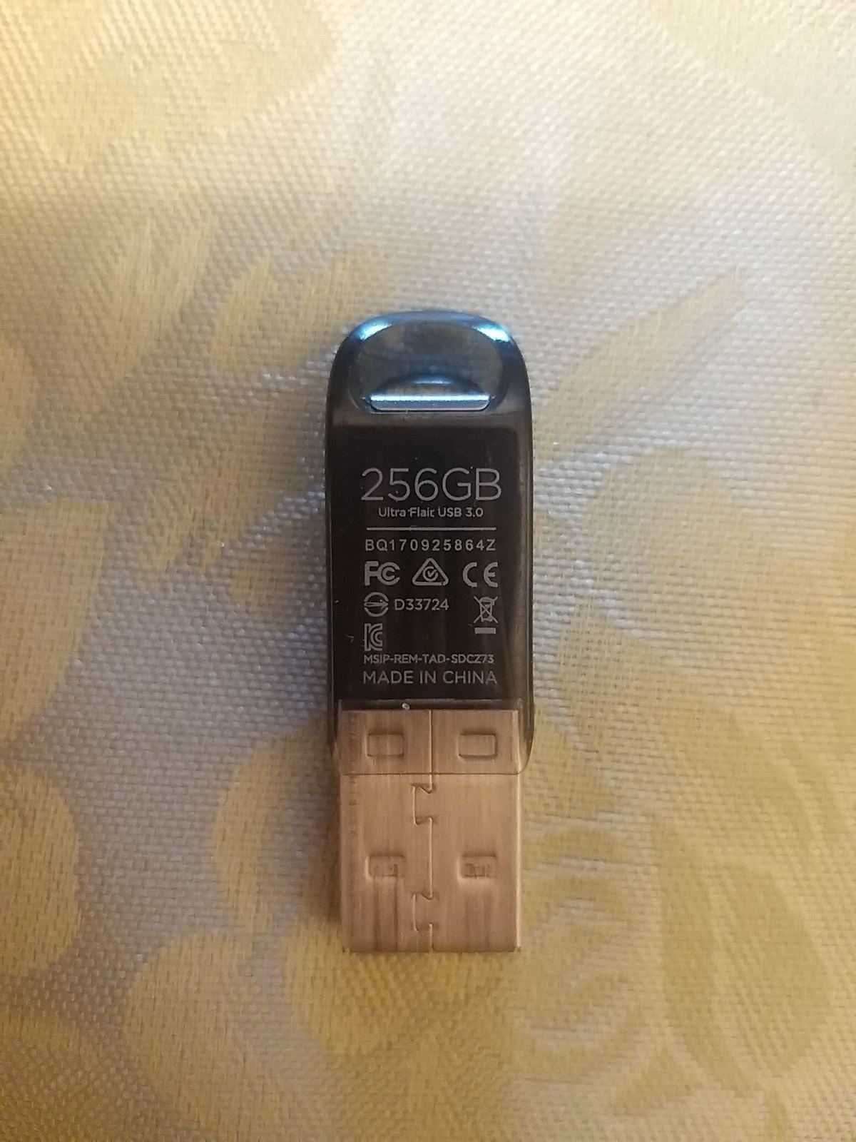 Флешка SanDisk 256GB USB 3.0