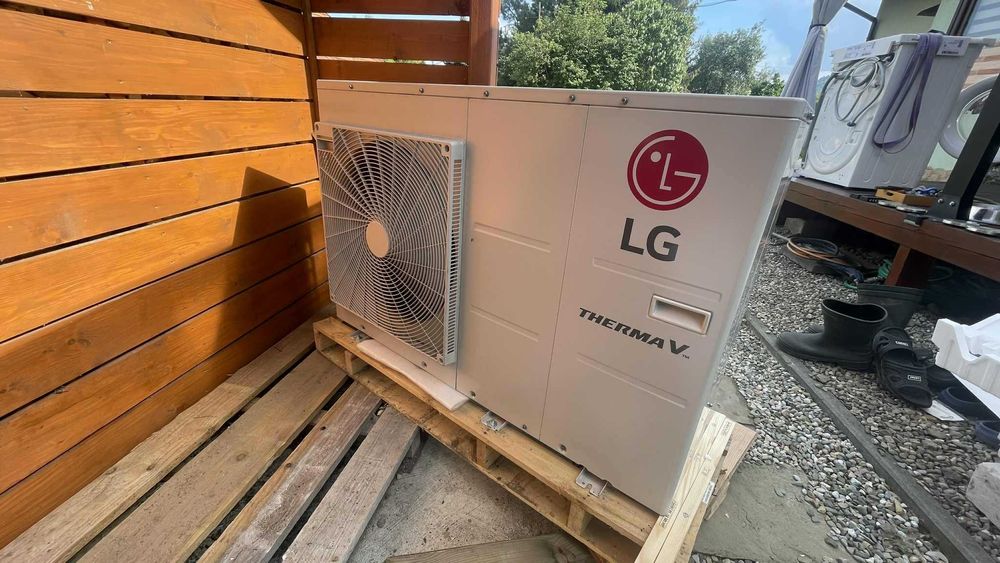 Nowa POMPA CIEPŁA LG Monoblok 9 kW HM091M Therma V 1-F