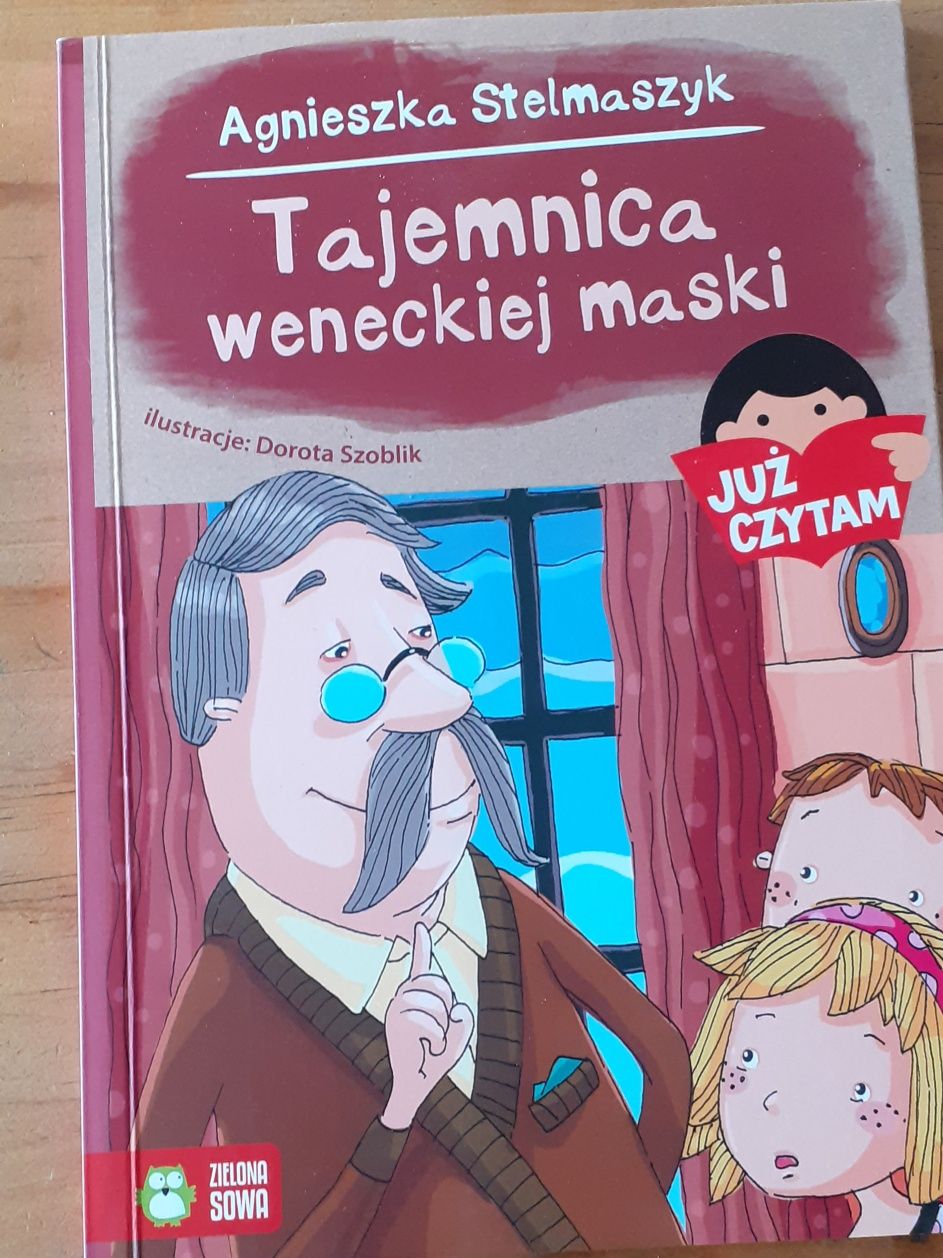 Książka dla dzieci"Tajemnica weneckiej maski' Agnieszka Stelmaszyk