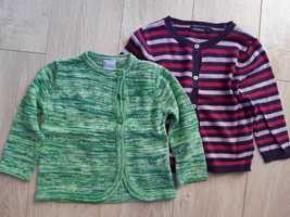 Rozpinany swetr r.86 Sweter Coccodrillo zielony