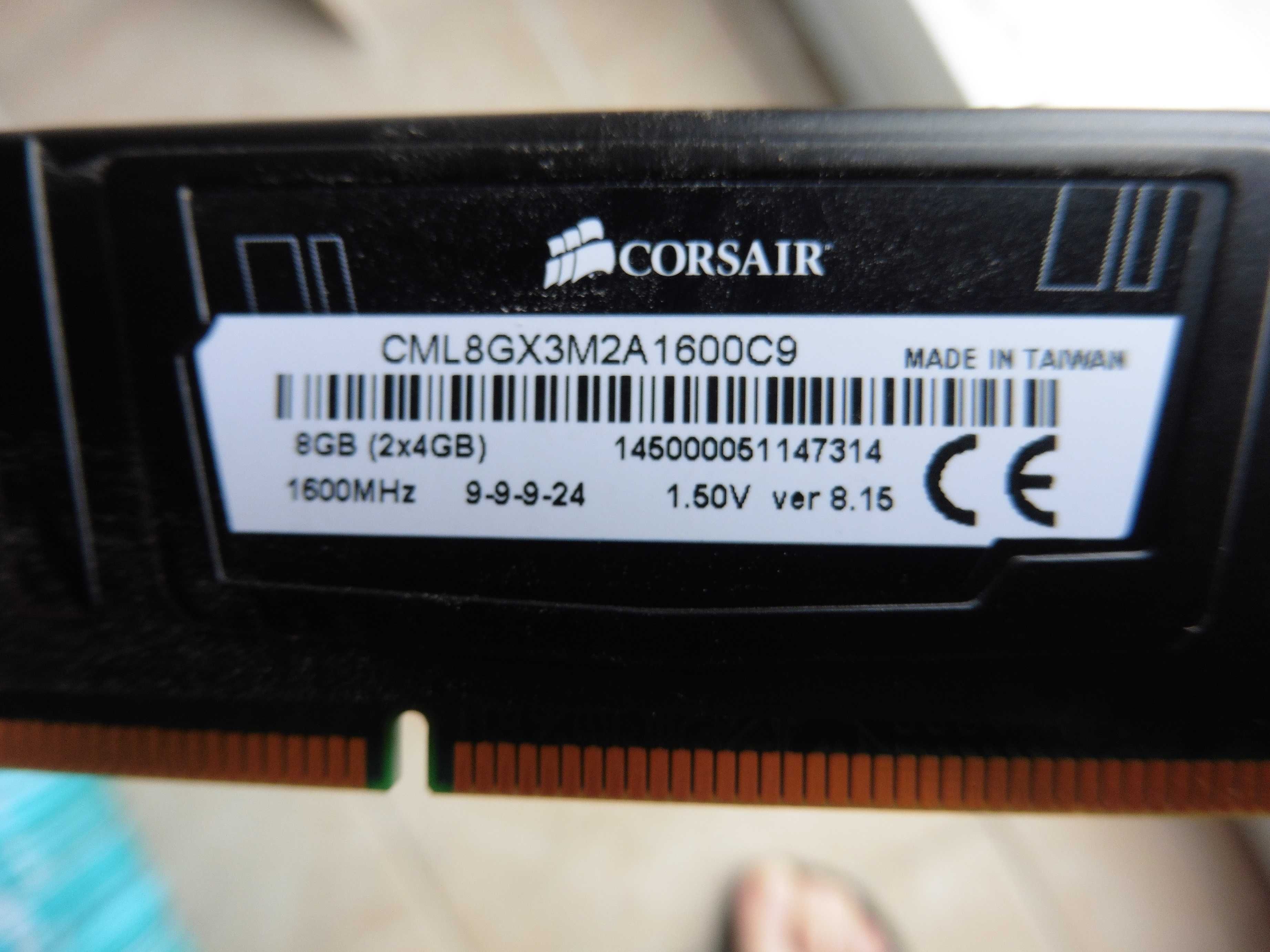 Memoria Corsair Vengeance LP 16GB (4x4GB) DDR3 1600MHz CL9