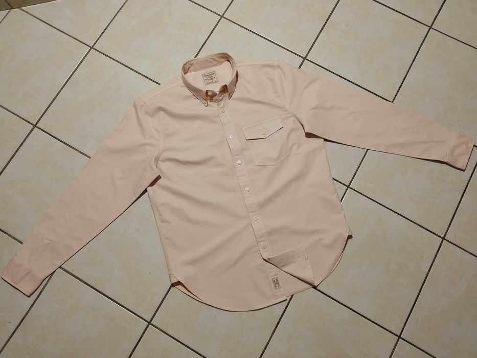 ABERCROMBIE & FITCH USA - NOWA! z LOGO Koszula Męska rozmiar L