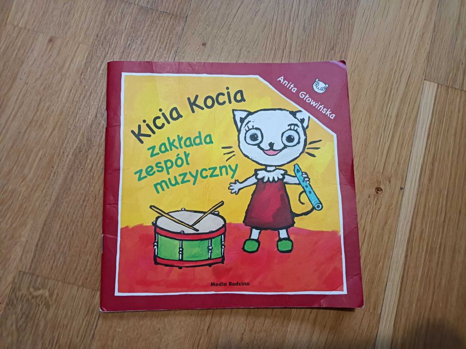 Książka Kicia Kocia zakłada zespół muzyczny