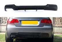 Dyfuzor BMW E92 E93 M3 Performance 00-- czarny połysk dyfuzor zderzaka