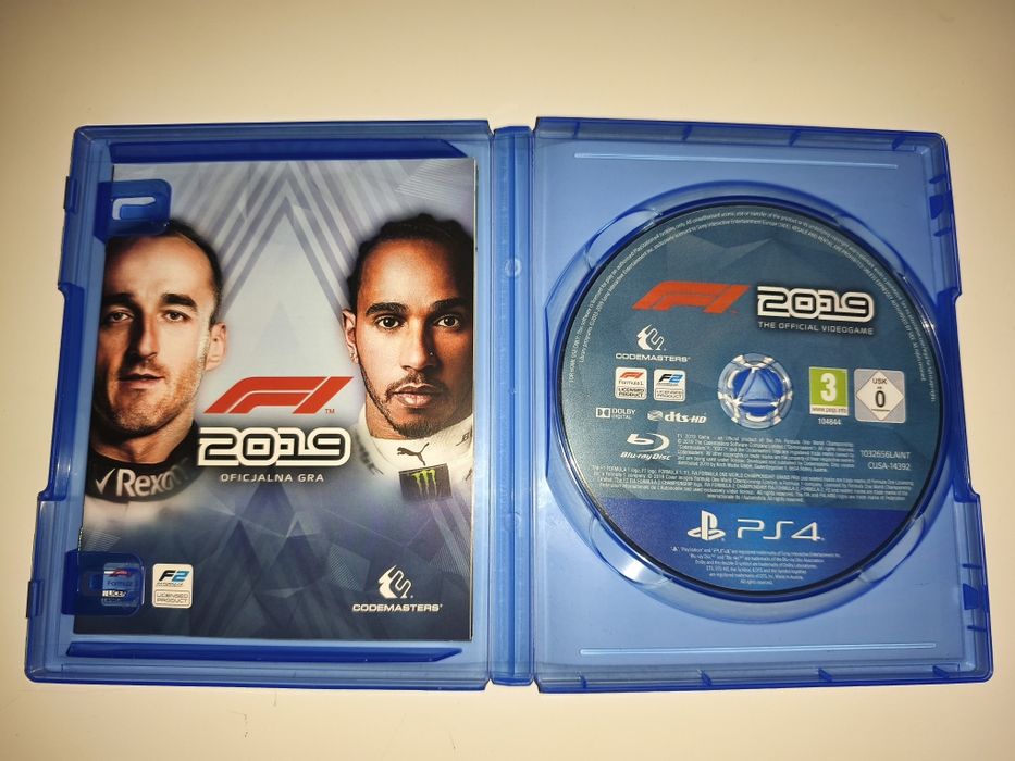 Gra Ps4 Formuła 1 2019 F1 PL gry PlayStation 4 Crash Mafia FC24 NFS GT