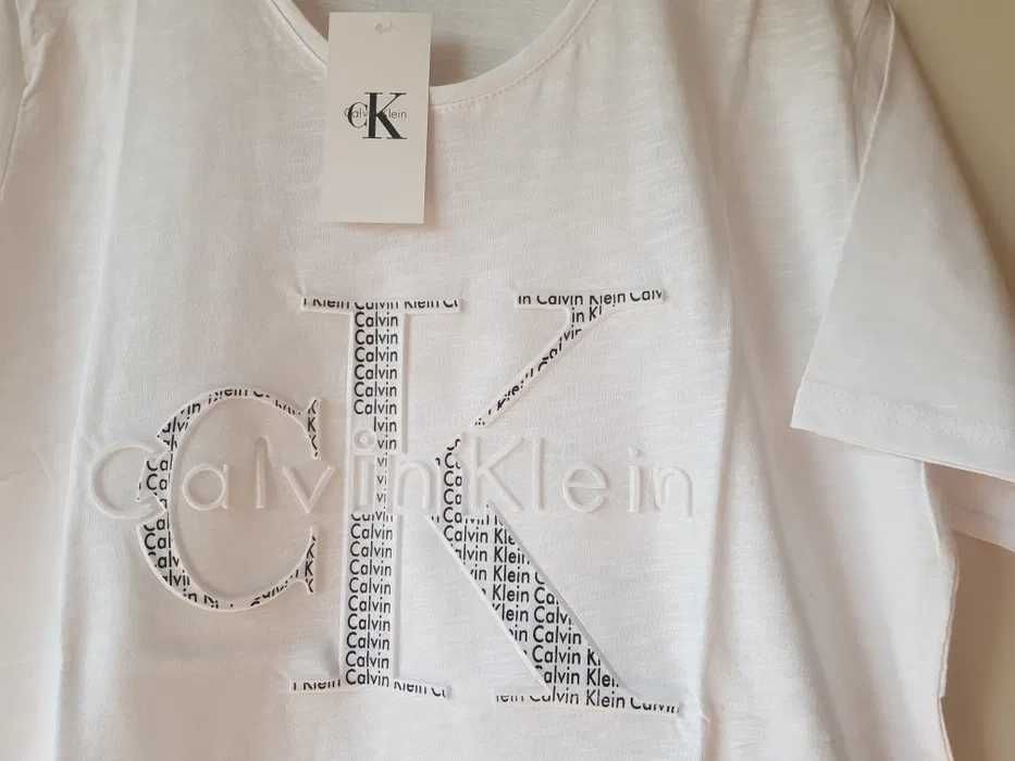 T shirt koszulka męska Calvin Klein Jeans roz XL biała nowa