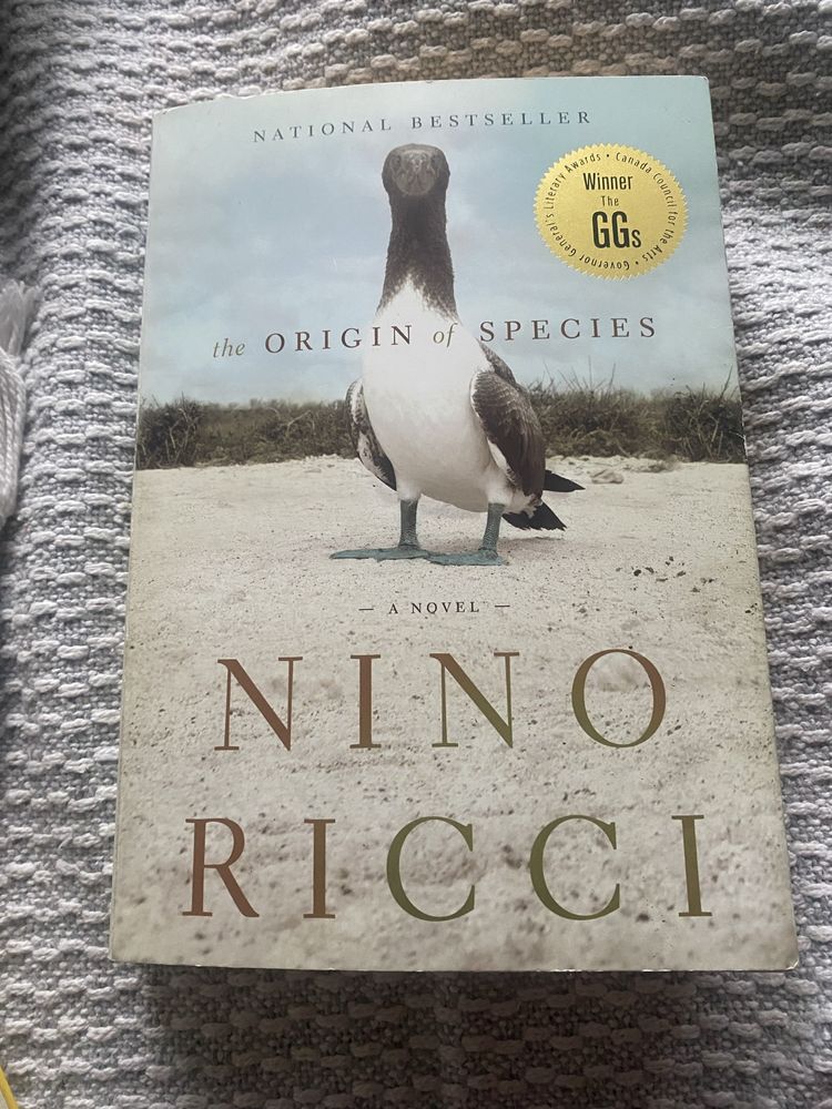 Nino Ricci - Origin of Species - książka po angielsku