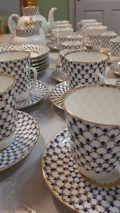 Сервіз ЛФЗ. Тюльпан, Кобальтова сітка