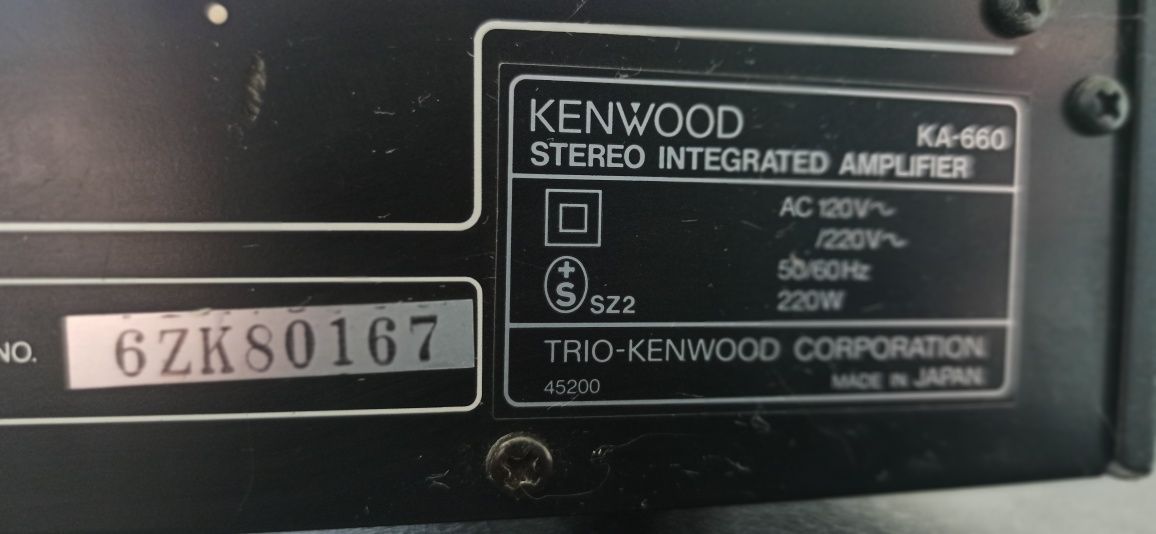 Kenwood KA 660 wzmacniacz