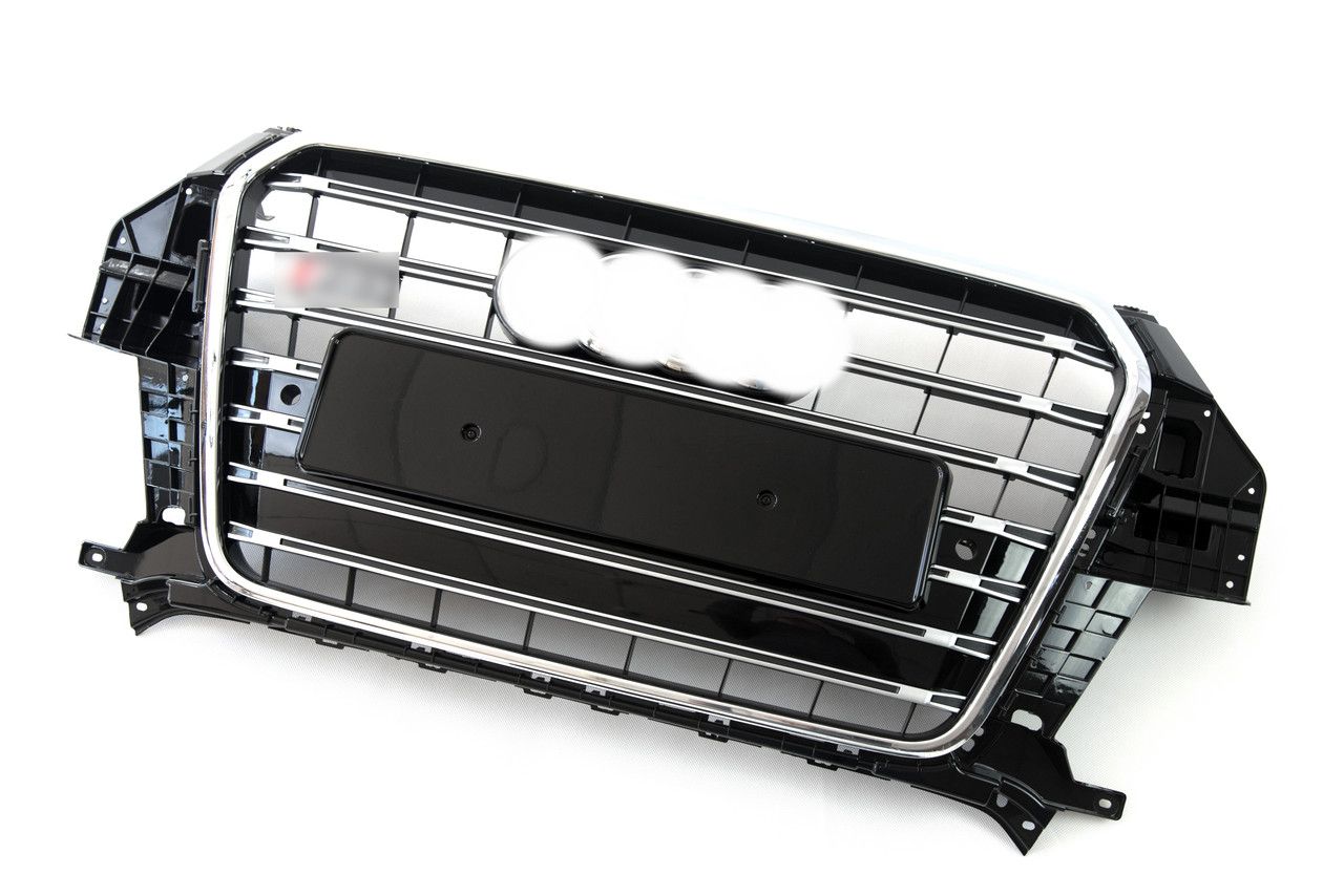 Решітка радіатора Chrome Black ( в стилі SQ3 ) Audi Q3 8U 2011-2014