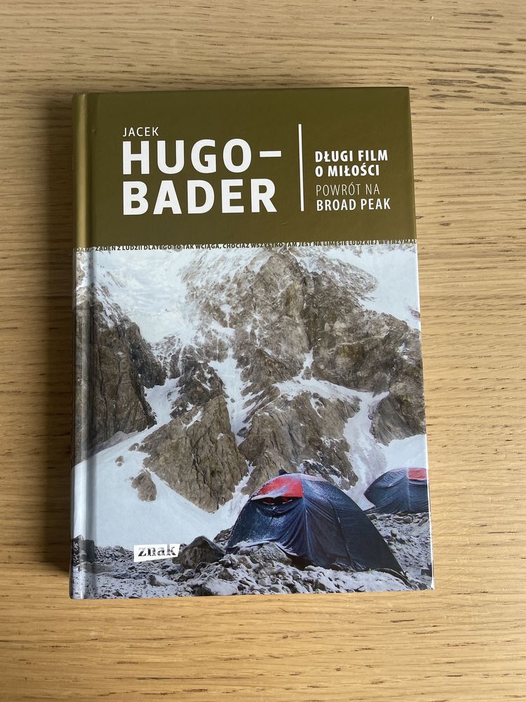 Książka - "Długi film o miłości - Powrót na Broad Peak" J. Hugo-Bader