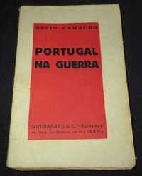 Livro Portugal na Guerra Brito Camacho 1ª edição