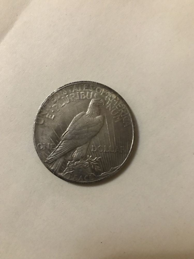 Монета 1 доллар США 1921 год в отдичном состоянии