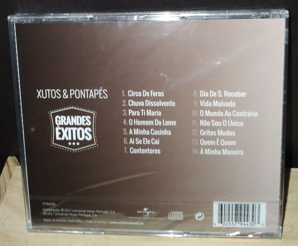 CD Xutos & Pontapés *** Grandes Êxitos (Novo e Embalado)