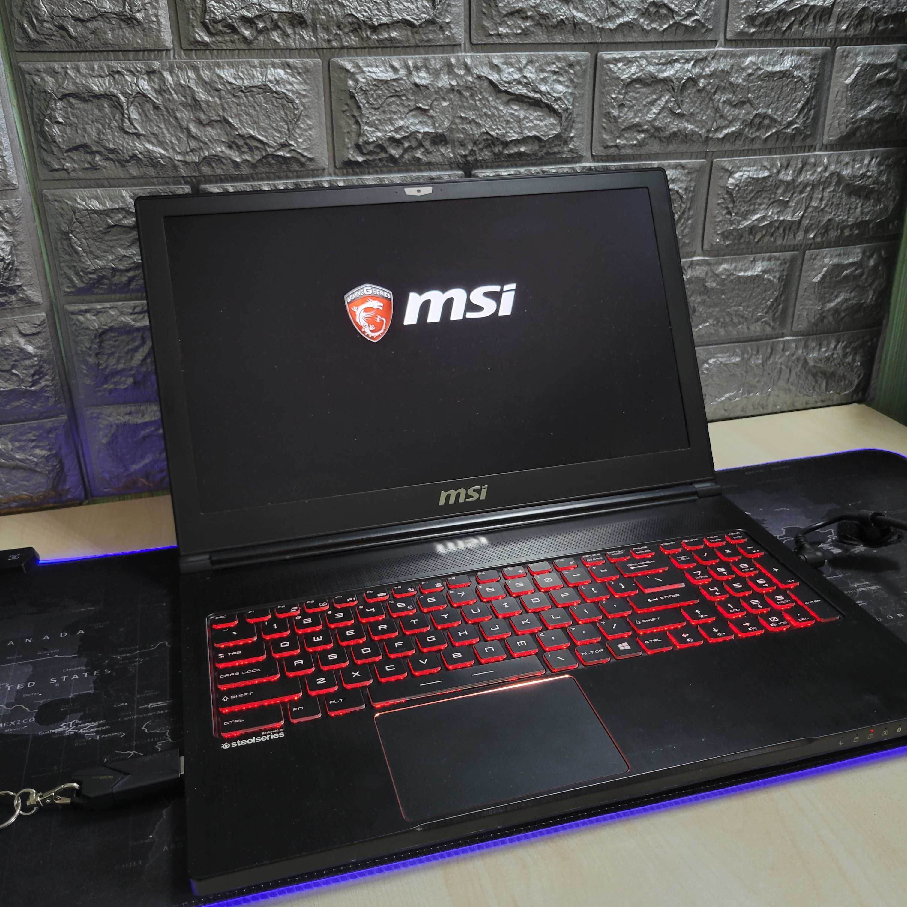 ТОП МSI i7 GTX 1060 6gb Ram 16 ssd 512 металл