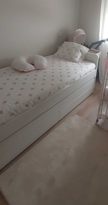 Cama solteito dupla