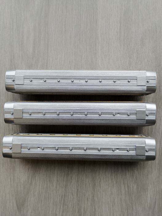 Carruagens inox com passageiros, H0 1:87