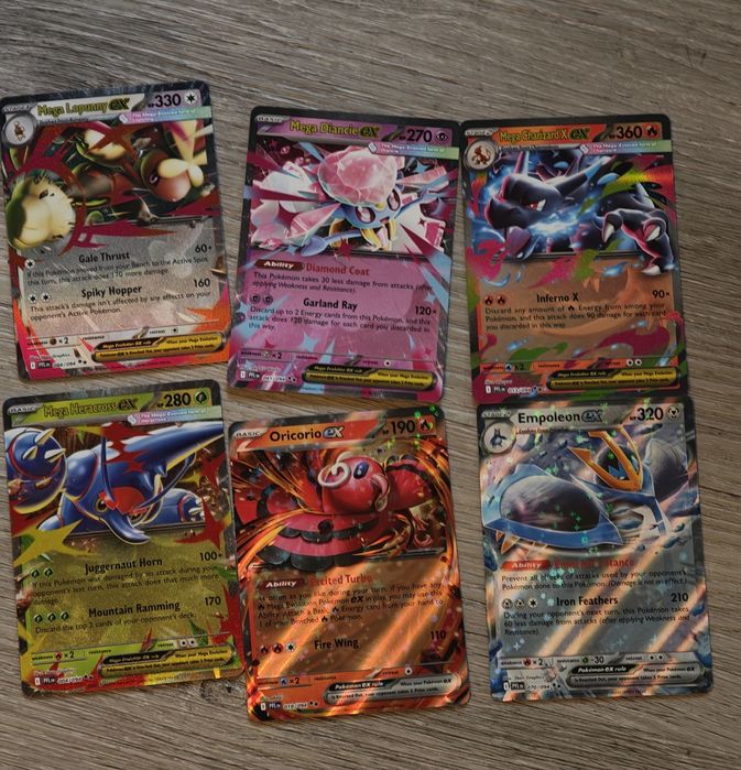 phantasmal flames mega Evolution zestaw kart ex pokemon tcg