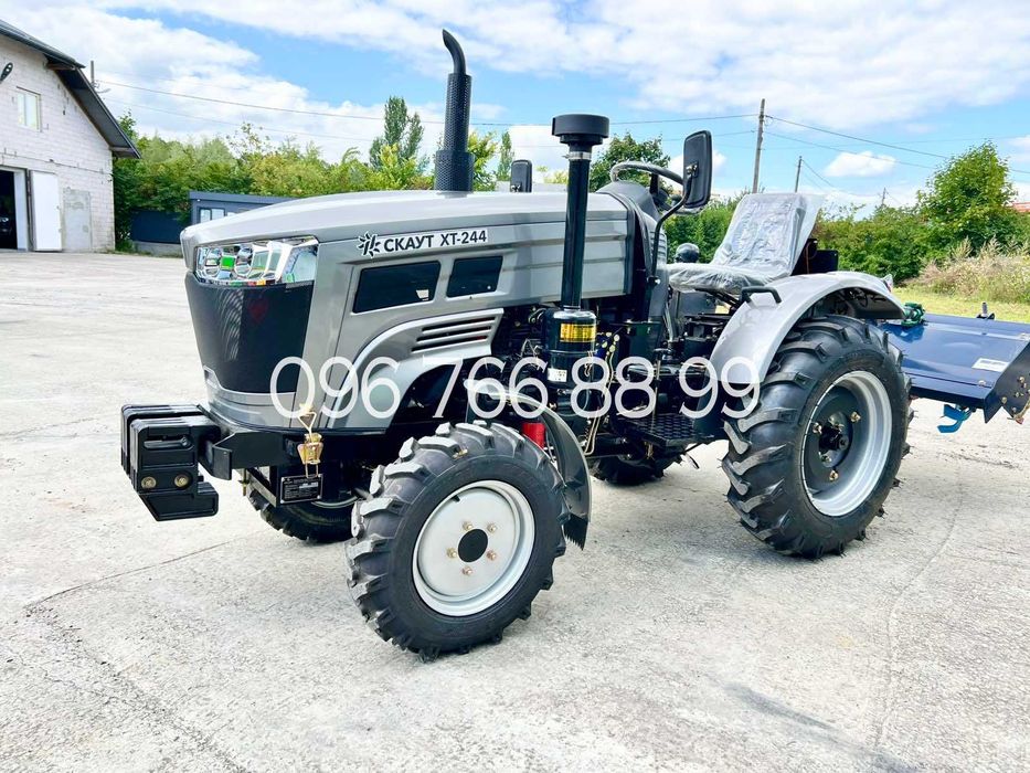 Новий мінітрактор СКАУТ ХТ-244 Повний привід Редукторні мости Гар 2 р
