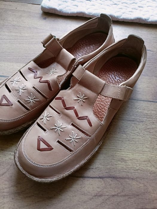 Sandały skórzane męskie 42r. 28 dł. wkł.