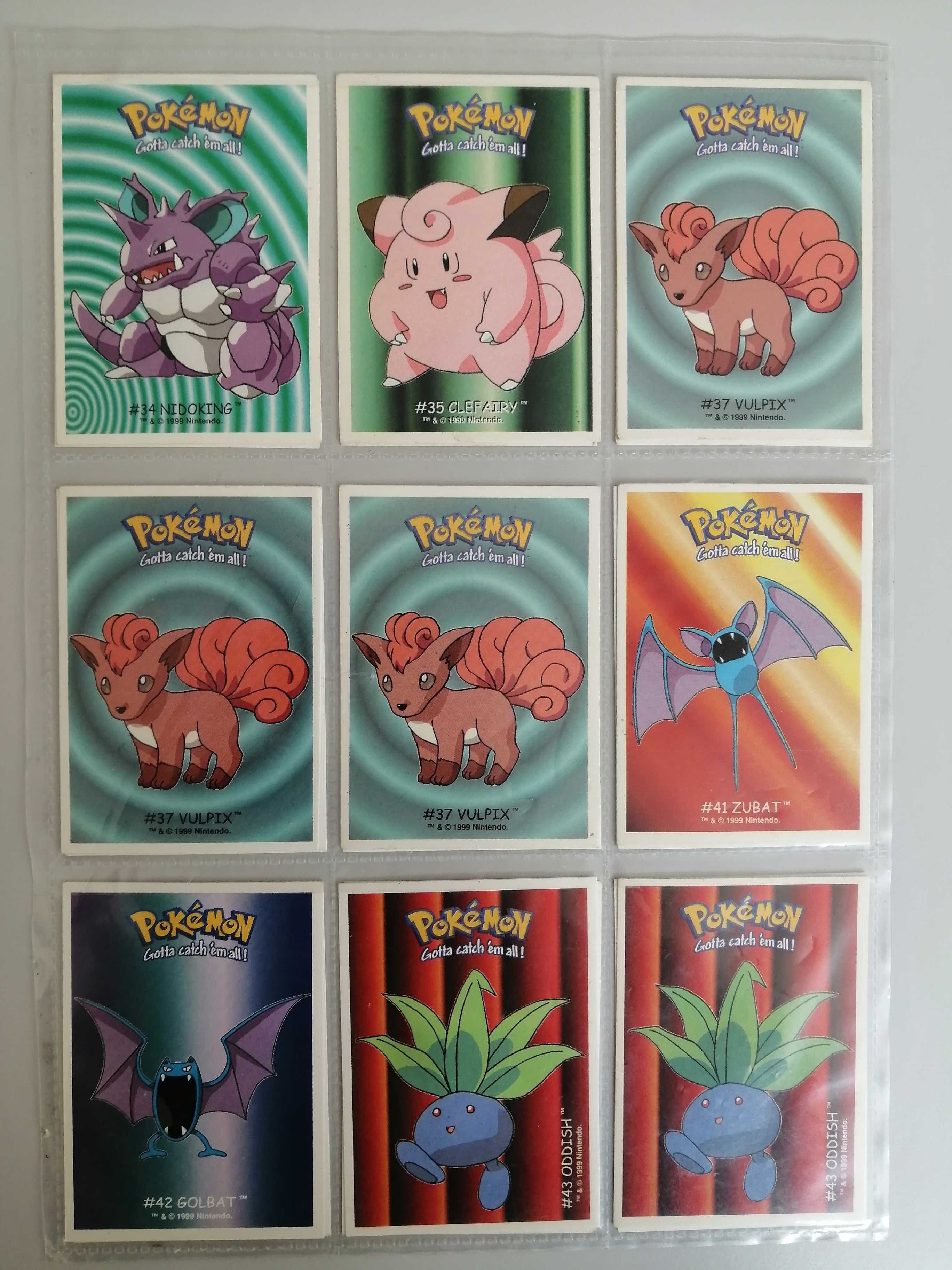 Cartas Pokemon das pastilhas Dunkin Boomer