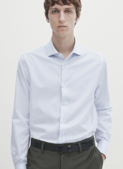 Сорочка, рубашка під запанки Massimo Dutti, р. L, 42