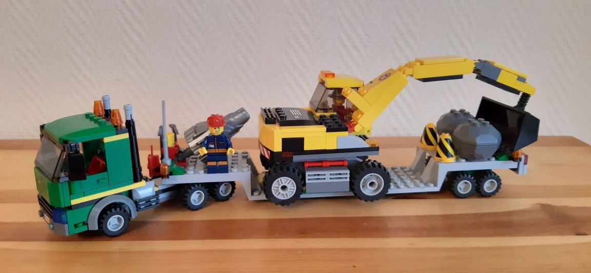 Lego 4203 city koparka z ciężarówką