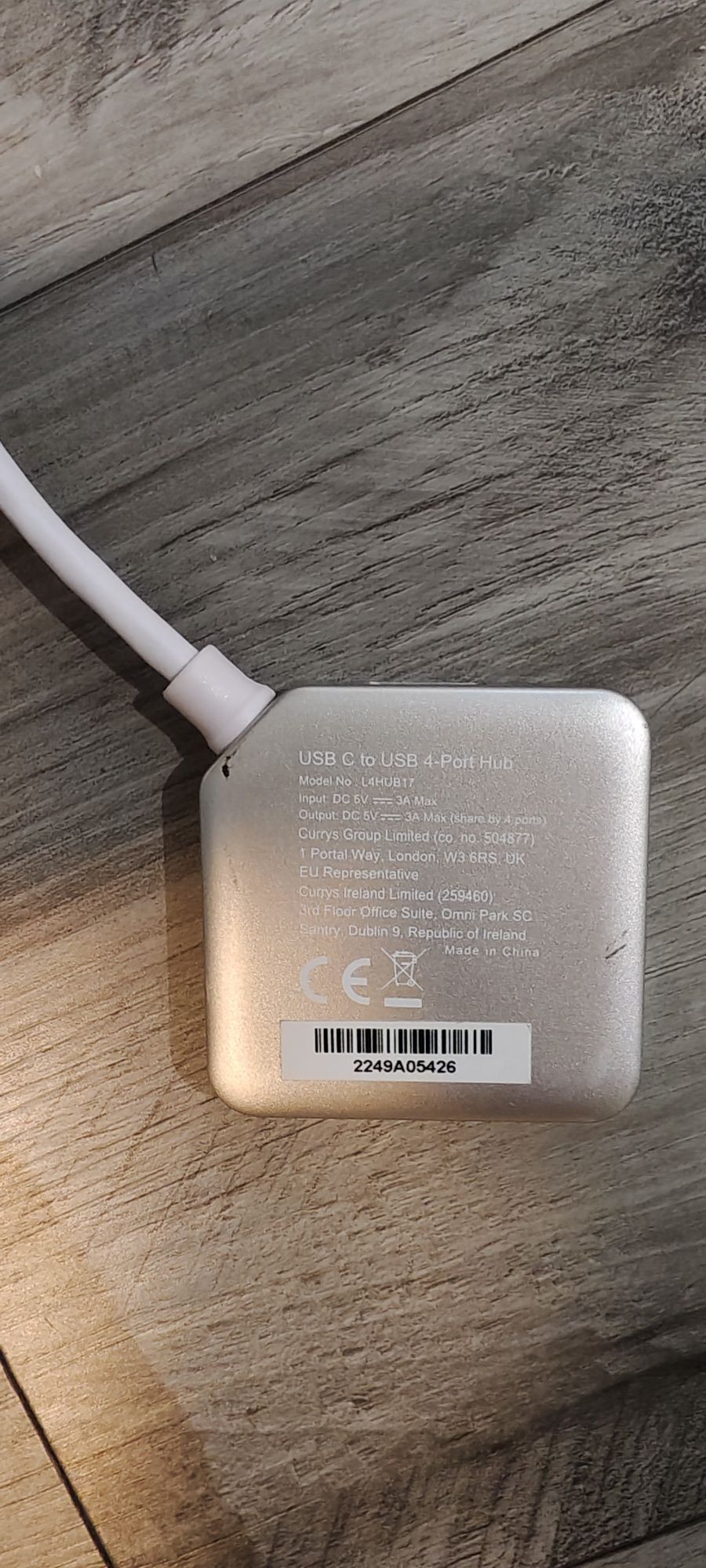 Rozdzielacz USB C do USB 4-port HUB LOGIC