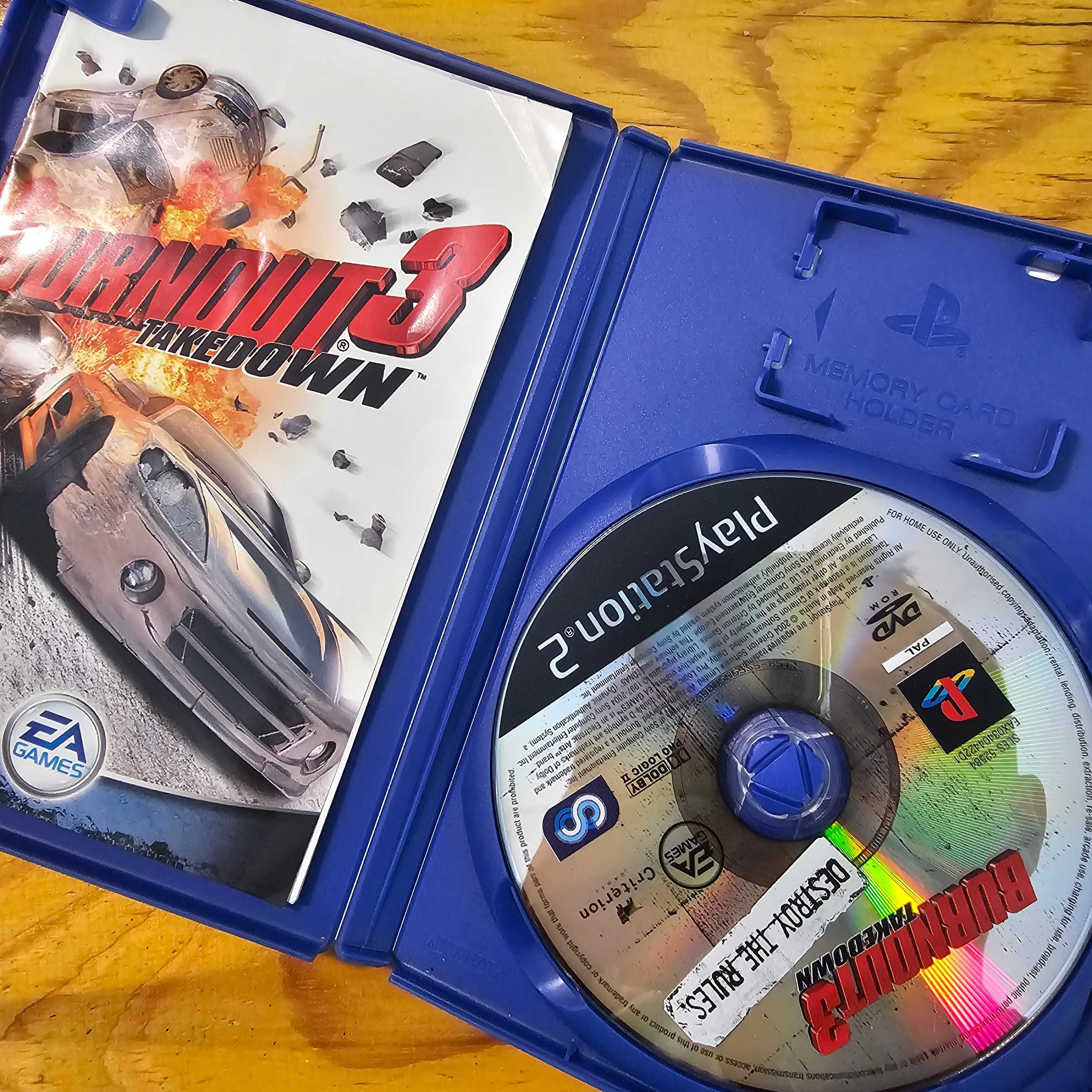 BURNOUT 3 TAKEDOWN PlayStation 2 PS2 Komplet Stan Bardzo Dobry 8/10