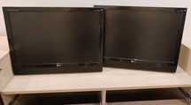 Dwa Monitoy LG M228WA z tunerem tv 21 cali