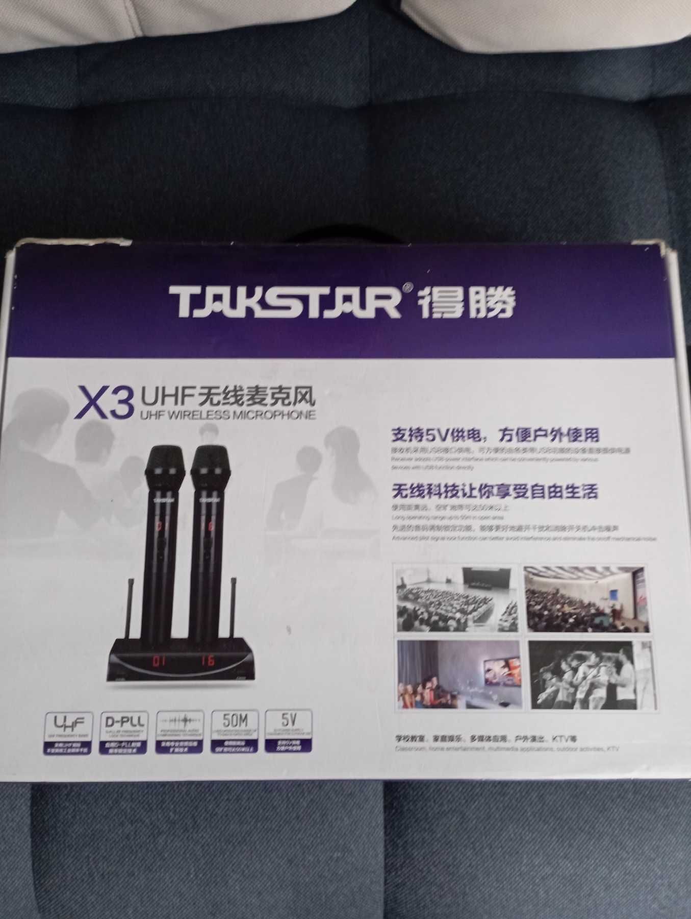 Комплект радіомикрофонов Takstar X3