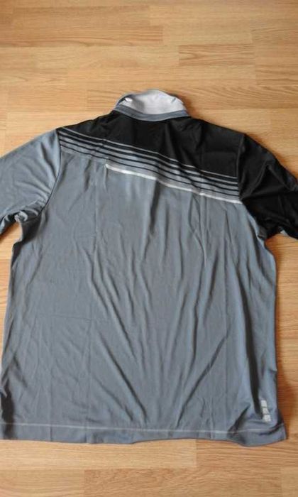 podkoszulek męski szary polo koszulka