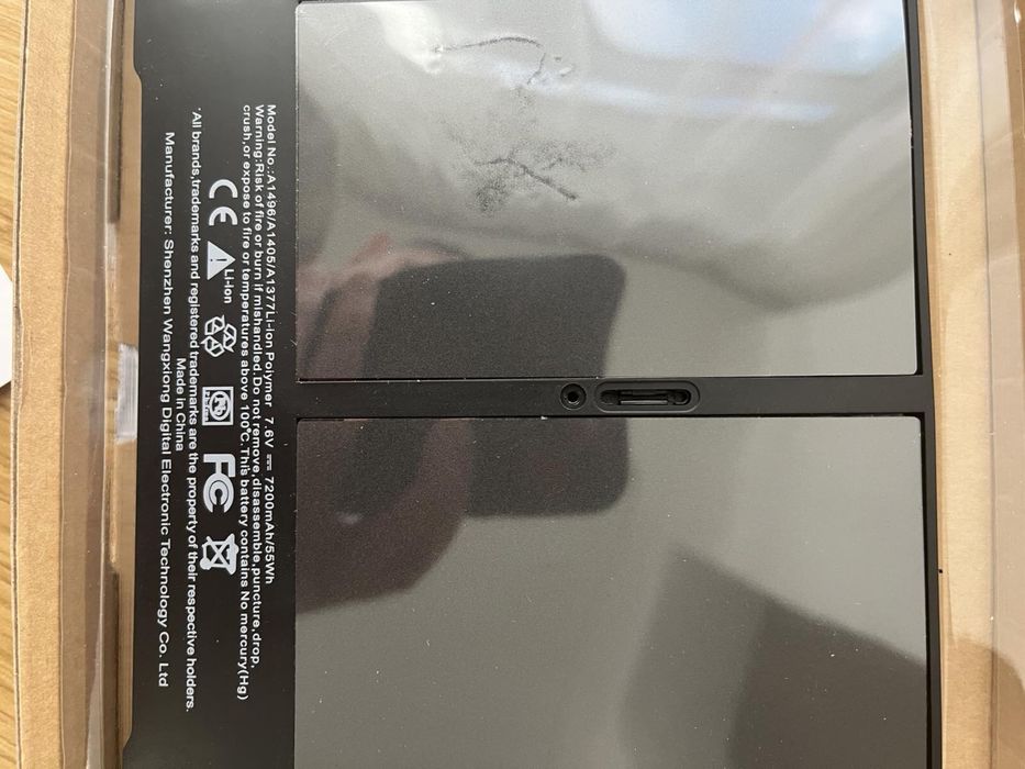 Акумулятор Apple A1496 для MacBook Air 13" 2013-2017