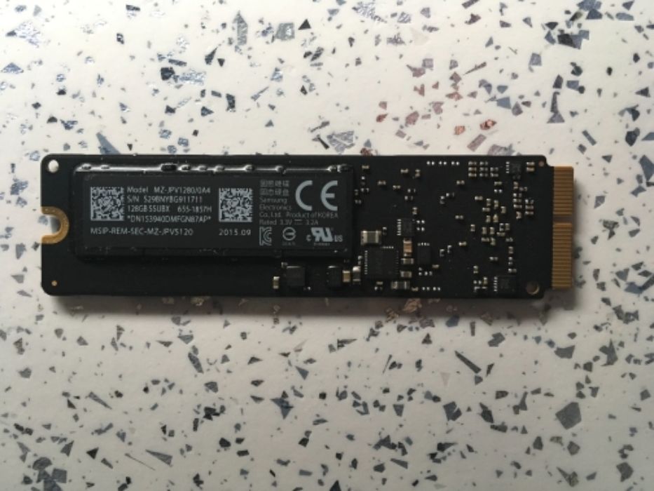 SSD 128 gb Apple Macbook Pro 2015 Samsung mz-jpv1280/0a4