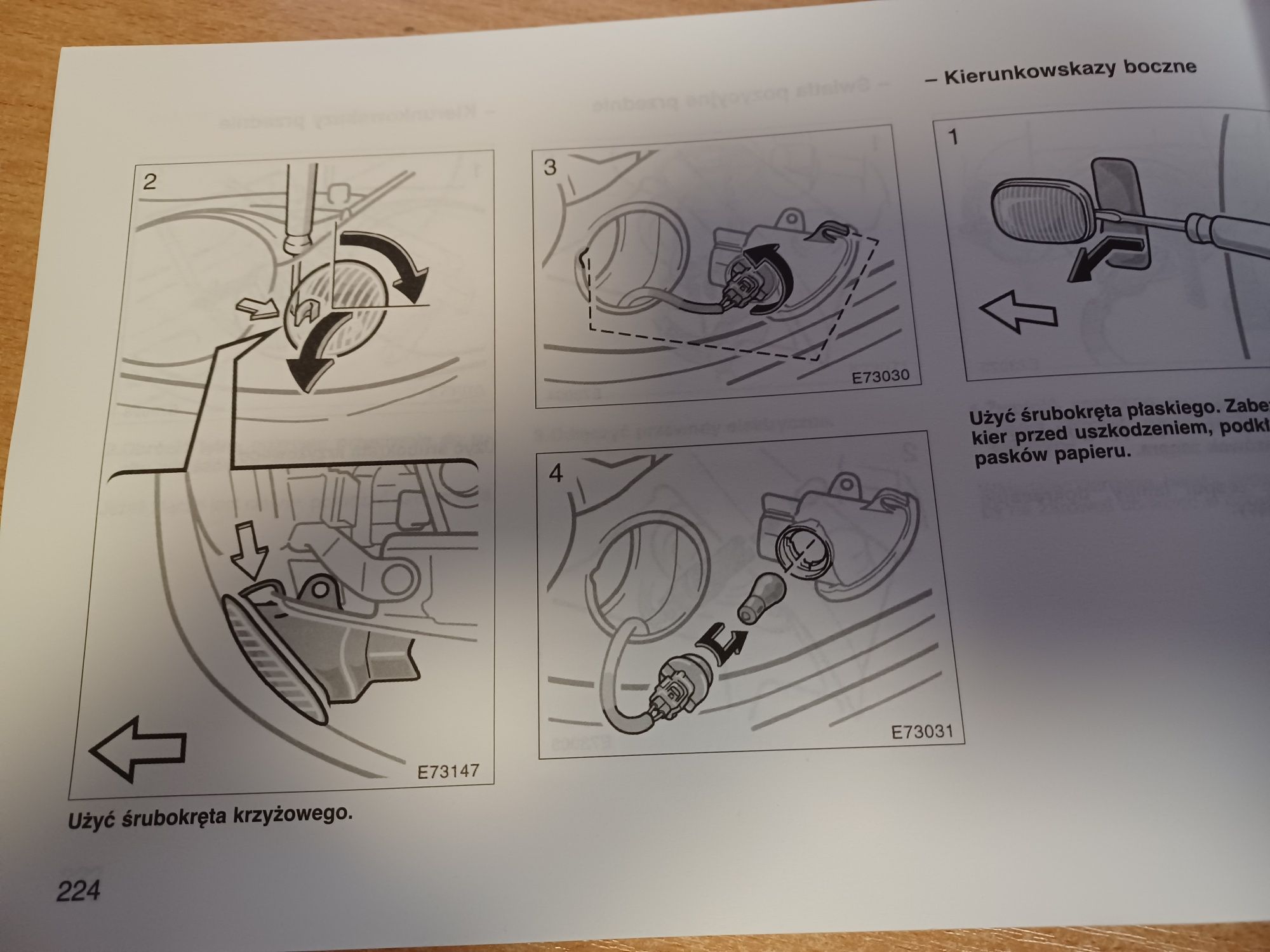 Instrukcja obsługi Toyota Corolla E11 1997 PL