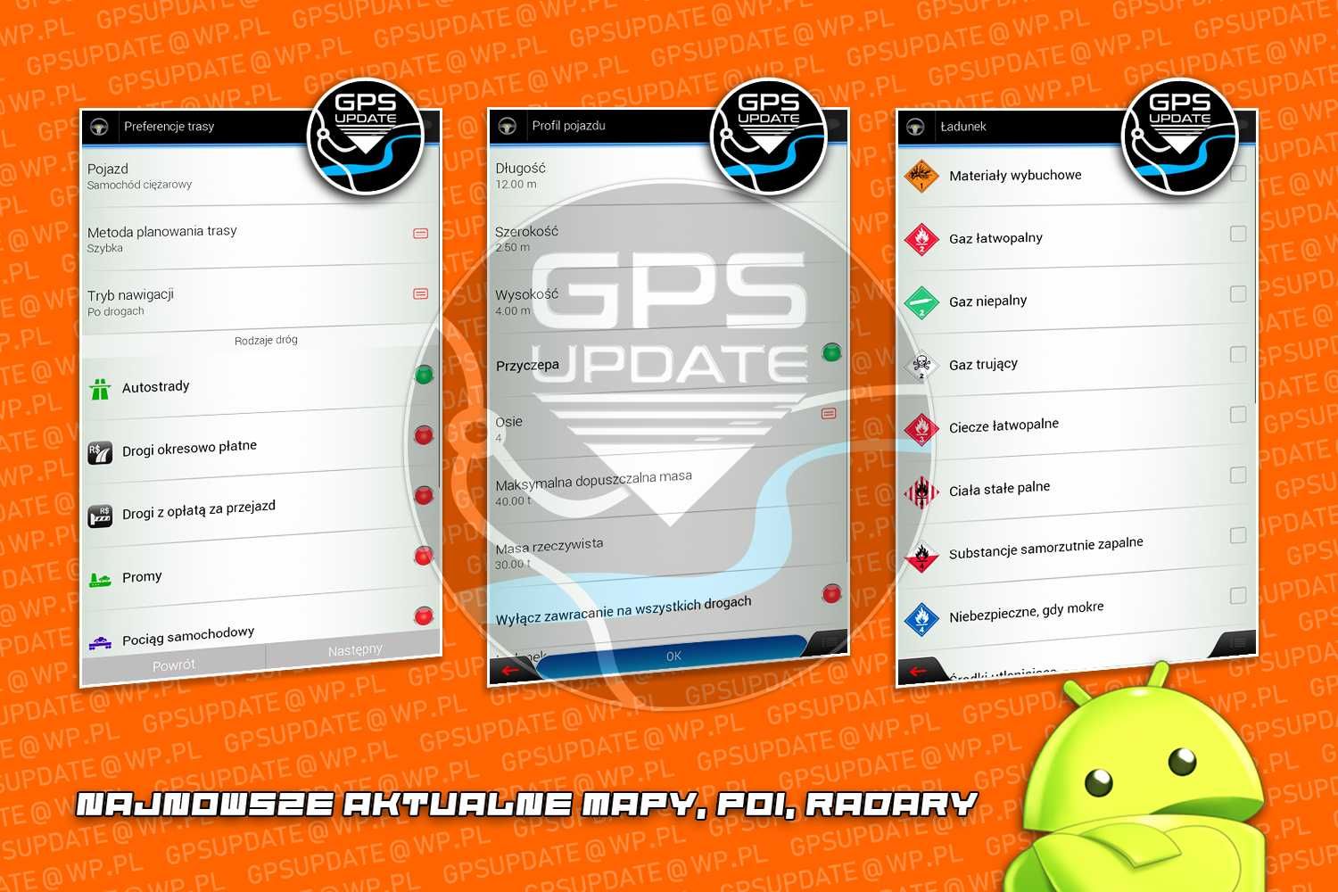 Mapy Nawigacja iGO 2025 Ciężarówka TIR Android 15 Windows Nextgen