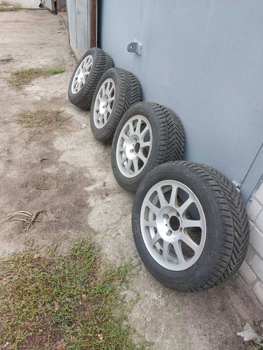 Диски R14 4/98 ковані ВСМПО з шинами Tigar All Season 185/60 R14 86H