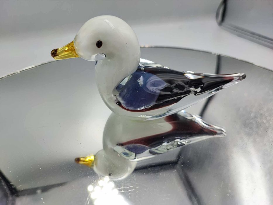 Vintage,lata 70,szklana mewa,Murano