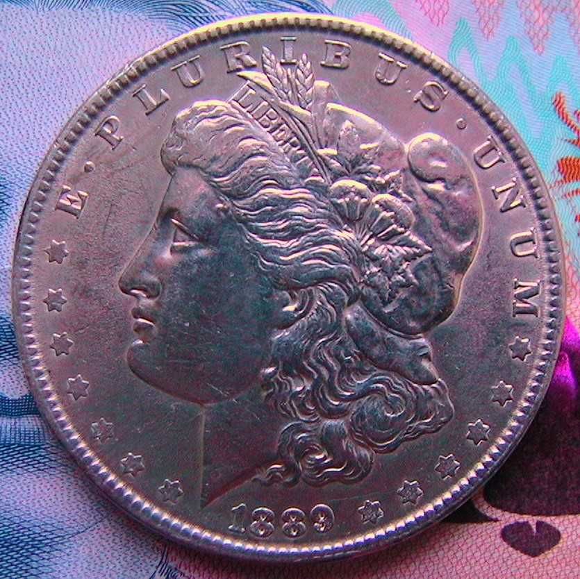 США 1 доллар 1889 Доллар Моргана Morgan Dollar Серебро