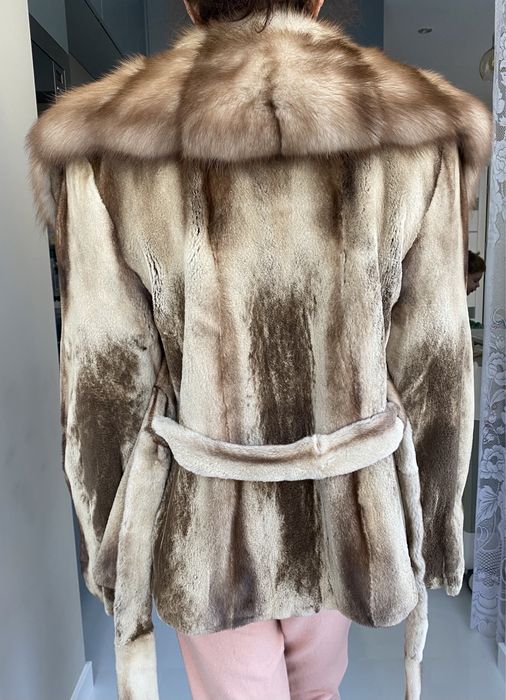 Неймовна фірмова шуба норкова з соболем італія 46/48