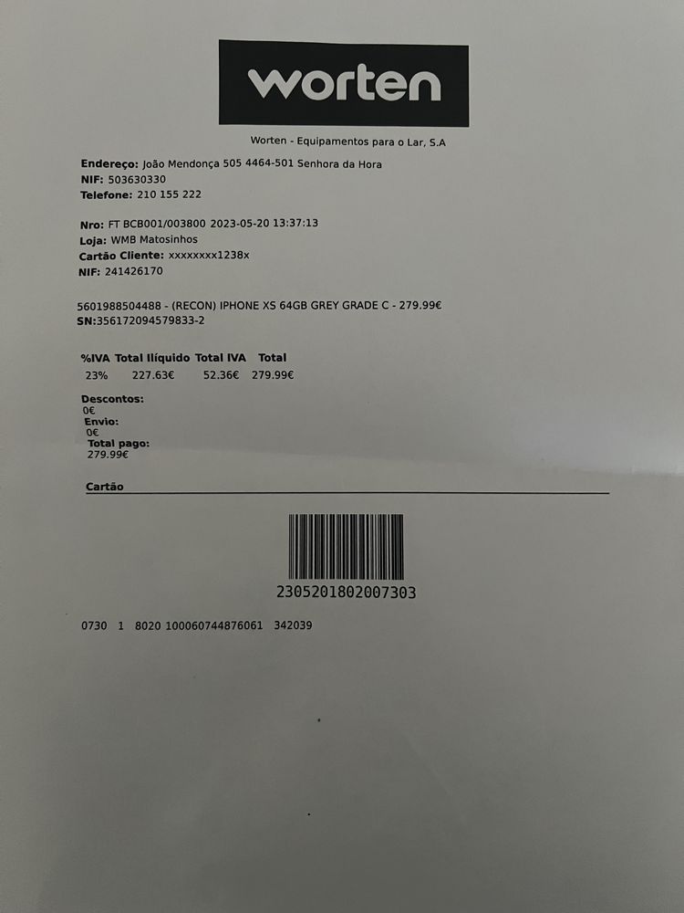 Iphone xs 64 gb com garantia de 2 anos