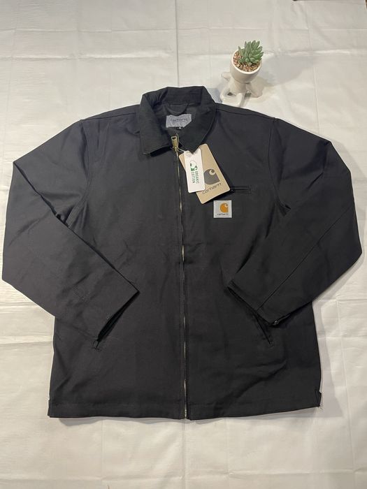 Куртка Carhartt WIP Detroit Black Кархарт Детроид Бомбер Оверсайз