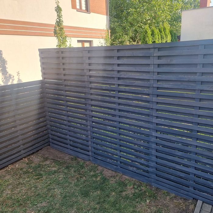 Ogrodzenie płot lamelowy dowolny wymiar kotwy montaż do ustalenia