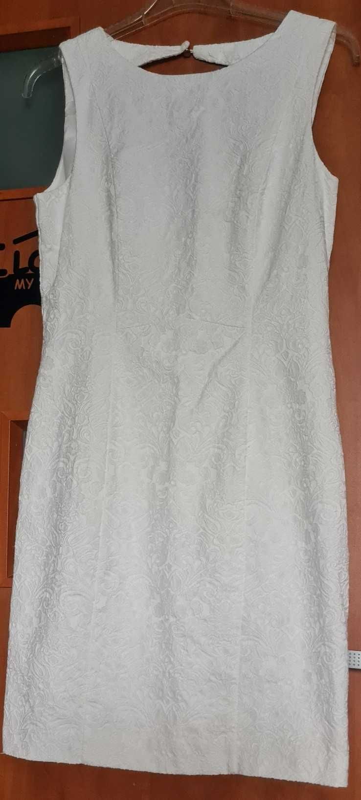 H&M biała elegancka sukienka roz 40