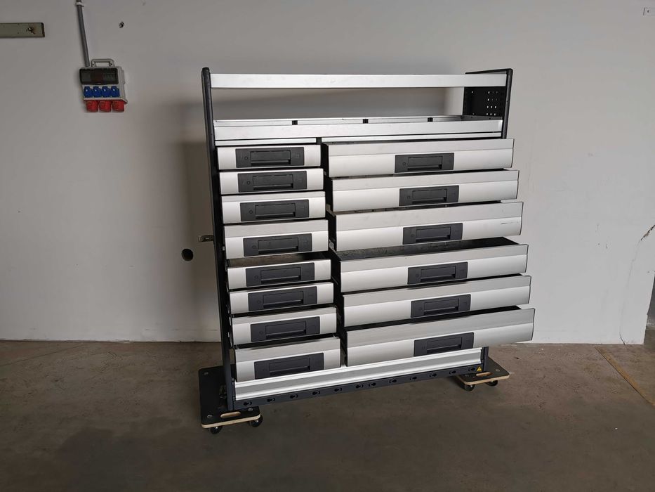 Zabudowa serwisowa warsztatowa regał samochodowy serwisowy ZESTAW BOTT