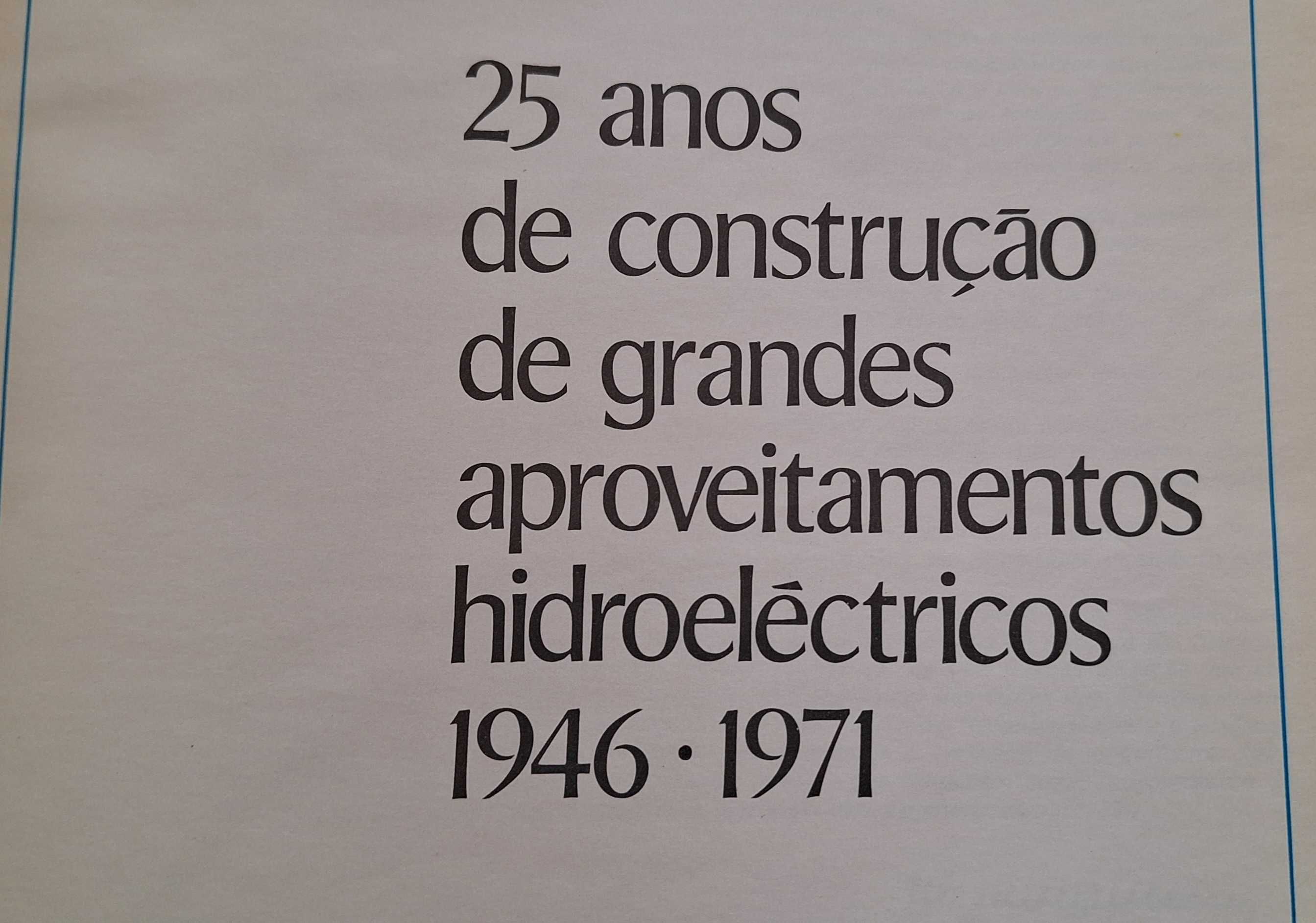 25 Anos de construção 1946 a 1971 Obras Aproveitamentos Hidroelétricos